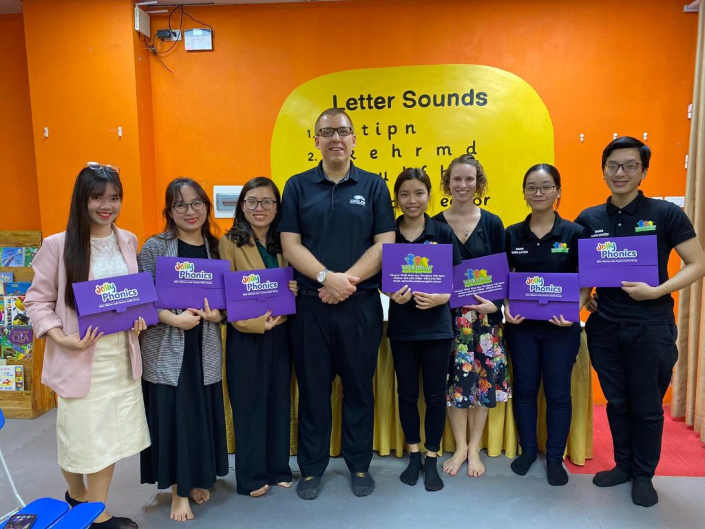 Jolly Phonics Training in Hanoi at Wordplay English Language Center